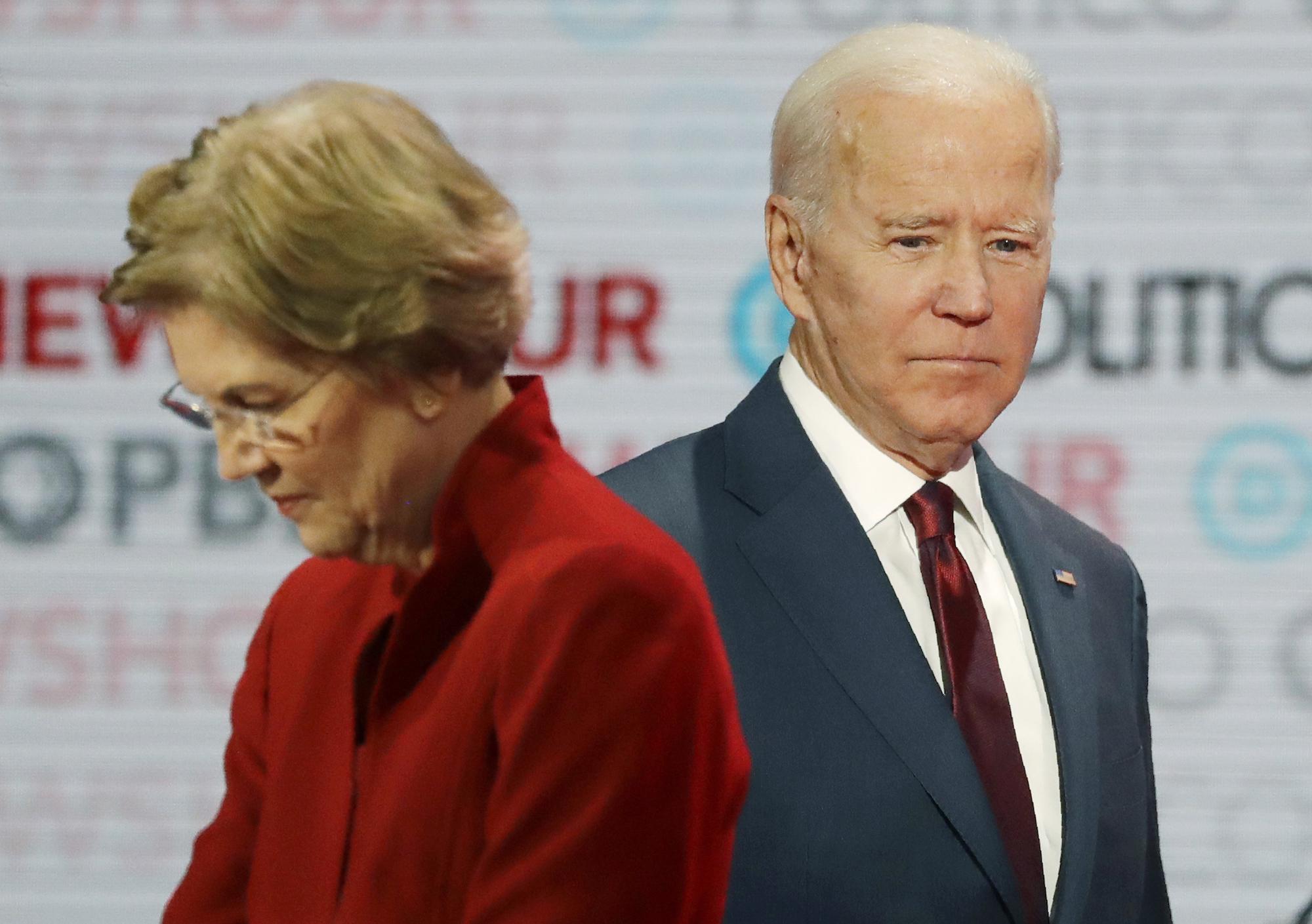 AP Interview: Biden undeterred by rival Warren's ascendancy