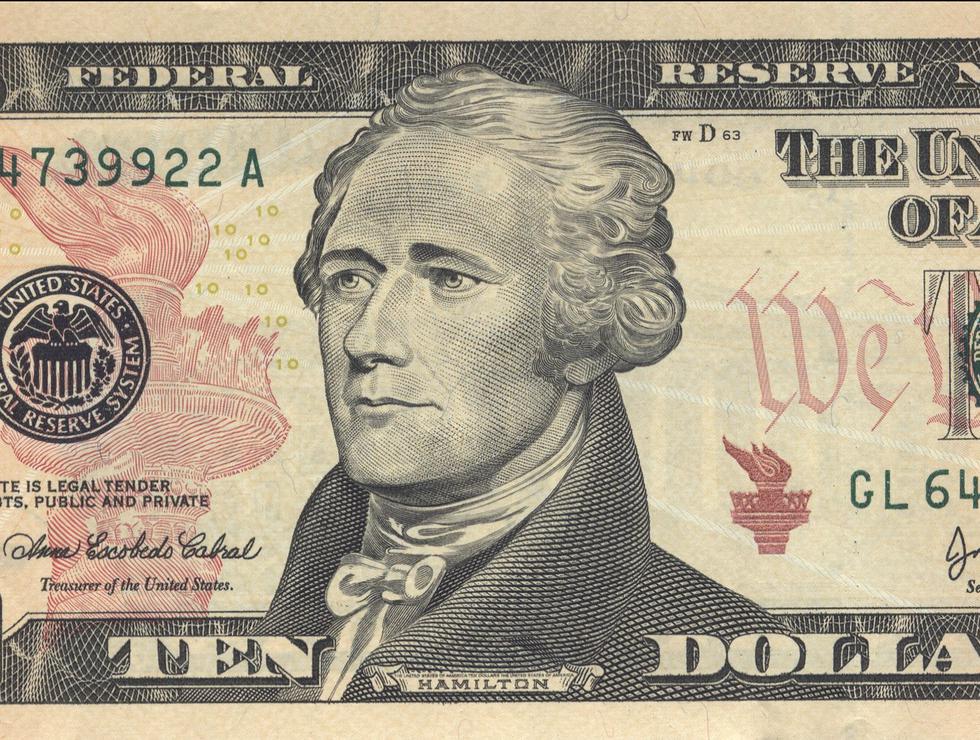 Reproduction $10 Bill Federal Reserve Note 1928 Atlanta Hamilton & Treasury Ten 